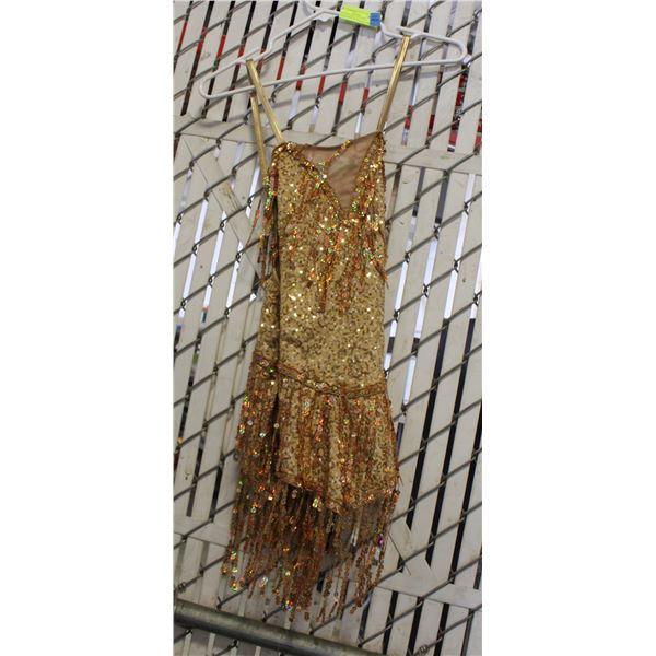 FIGURE SKATING COSTUME SEQUINED SIZE 10-12