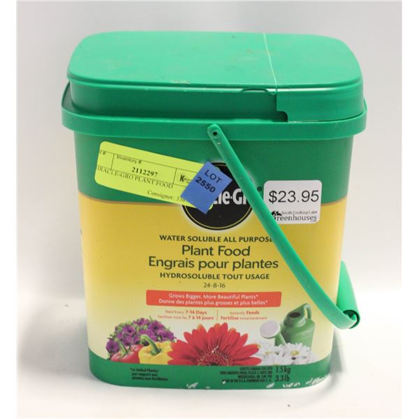 MIRACLE-GRO PLANT FOOD