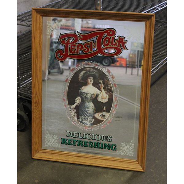 VINTAGE PEPSI COLA MIRROR