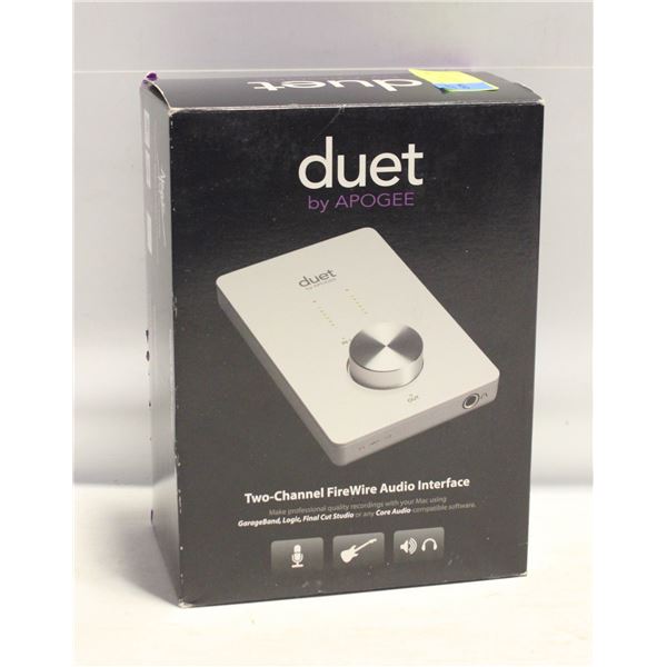 DUET BY APOGEE 2-CHANNEL FIREWIRE