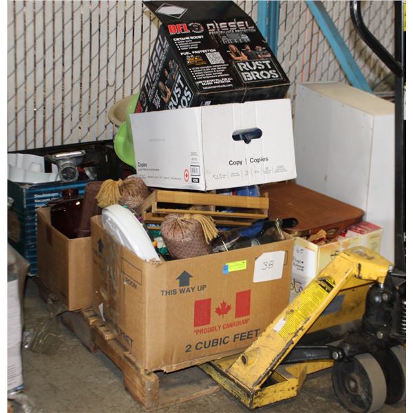 ESTATE PALLET OF HOUSEHOLD GOODS