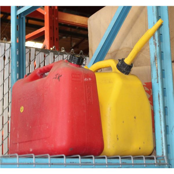 GAS CAN & DIESEL FUEL JERRY CANS