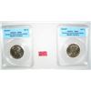 Image 1 : Pair of graded uncirculated Golden Dollar Presedential coins