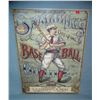 Image 1 : Spalding Baseball Card Guide retro style sign