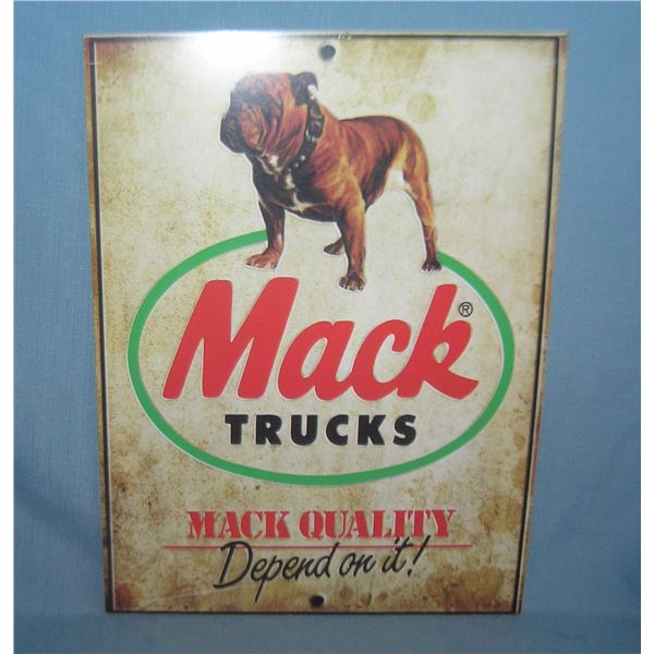 Mack Trucks retro style advertising sign