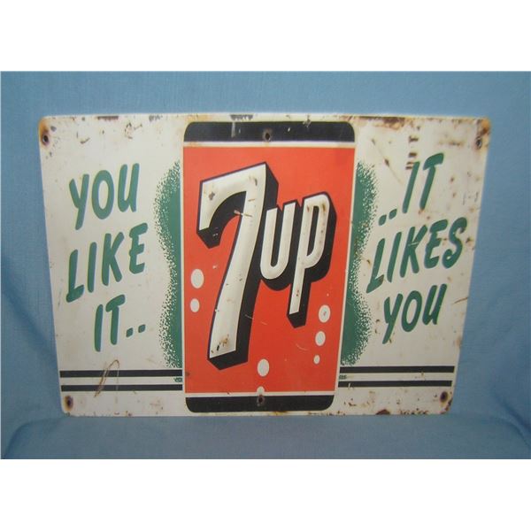7UP retro style advertising sign