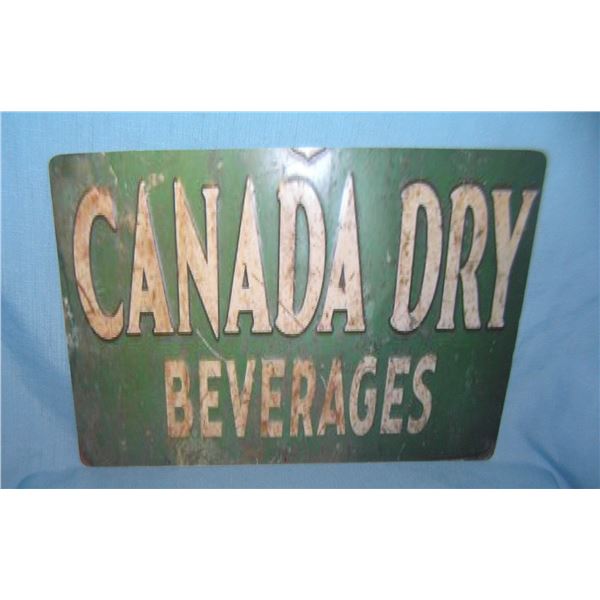 Canada Dry Beverages retro style advertising sign