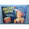 Image 1 : Folger's Coffee retro style advertising sign