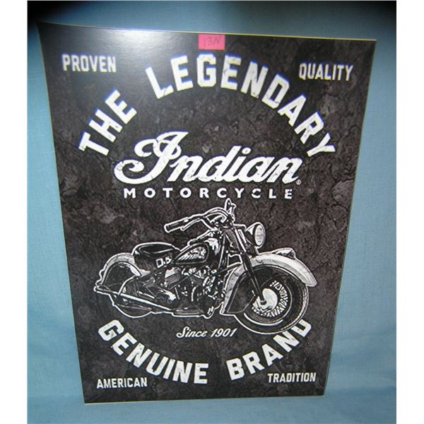 Indian Motorcycles retro advertising sign