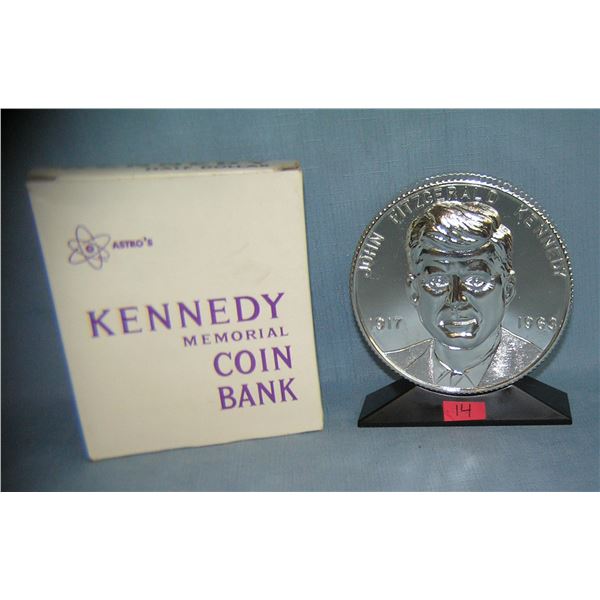 John F Kennedy savings bank with original box