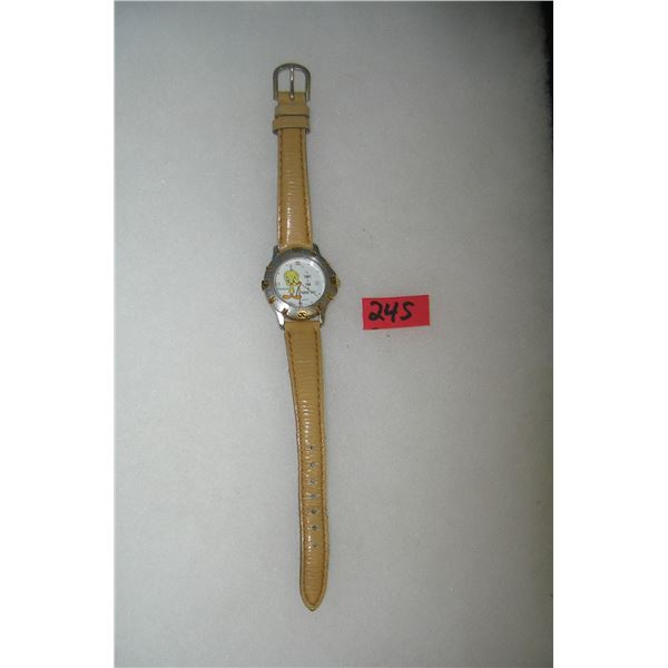 Tweety Bird character wrist watch