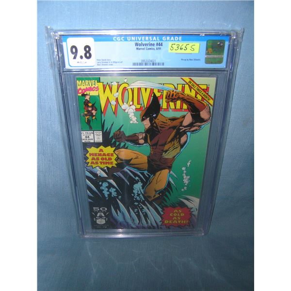 Marvel Wolverine number 44 comic book graded 9.8