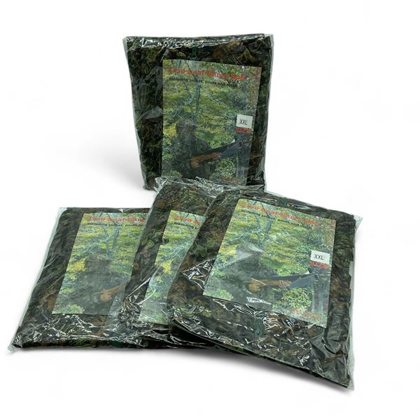 Tree Leaf Camo Suit, Size XXLarge X 4, Includes Jacket, Pants and Mask