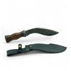 Image 1 : Fixed 8" Damascus Blade Knife with Leather Sheath