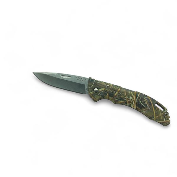 Buck Knives Bantam BLW Camo, 3.25" Folding Blade Knife, New