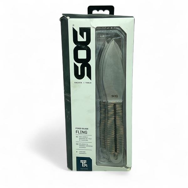 SOG Fixed 2.8" Blade Fling Throwing Knives, 3 Pack with Sheath, New