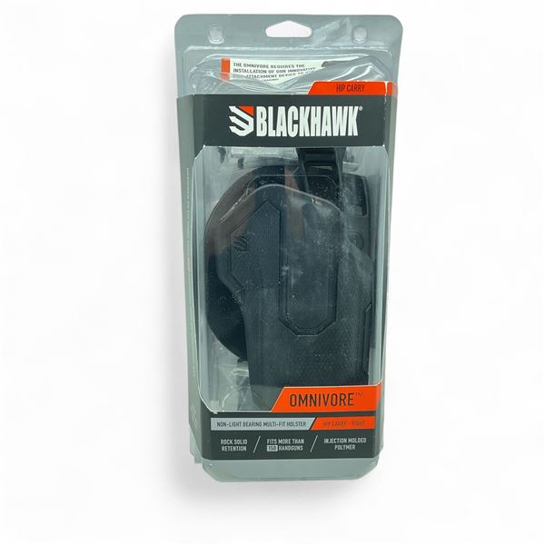 Blackhawk Omnivore Non-Light Bearing Multi-Fit Holster, Hip Carry Right Hand, New