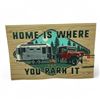 Image 1 : River's Edge "Home is Where You Park It" Indoor/ Outdoor Mat, 17" x 26", New