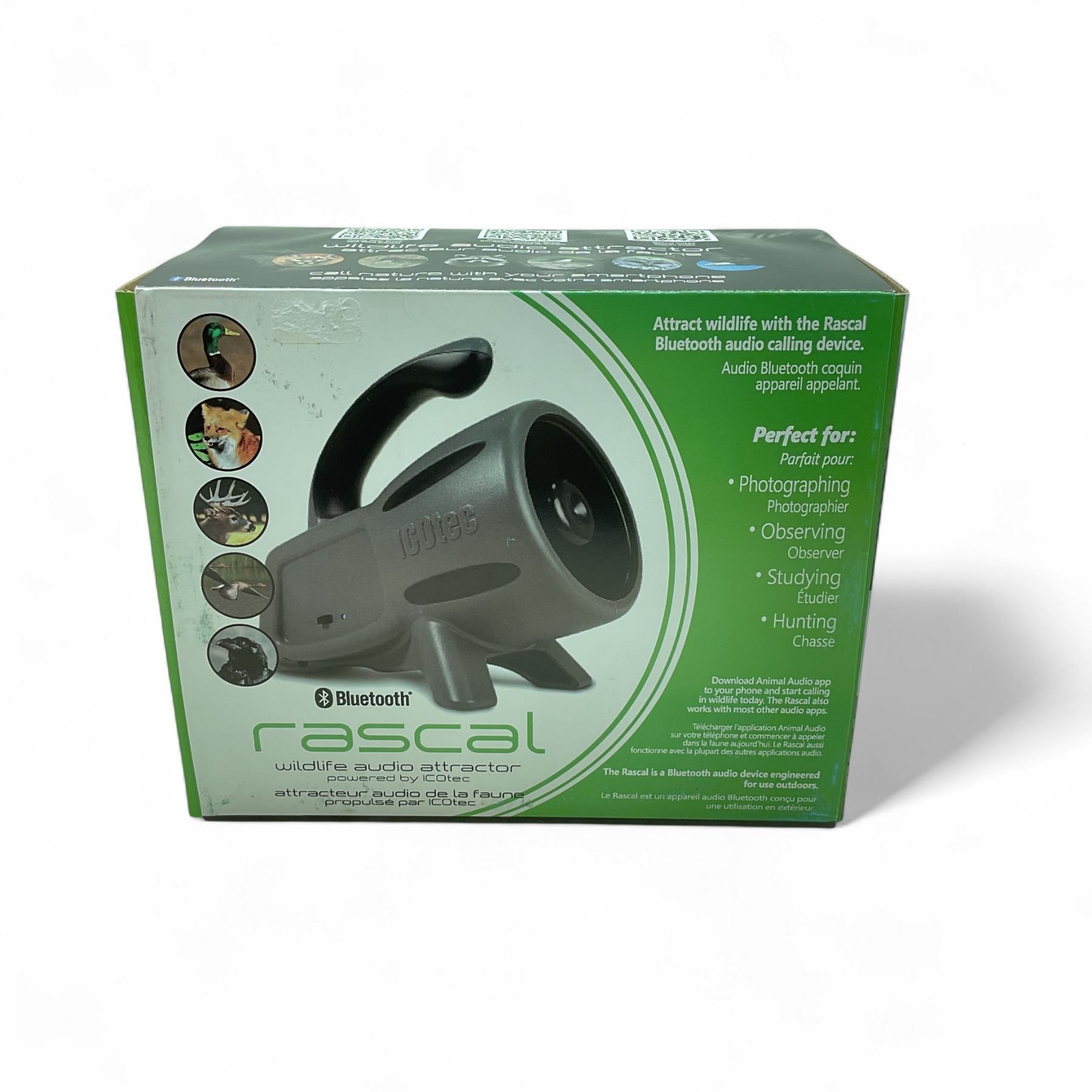 ICOtec Rascal Bluetooth wildlife Audio Attractor, New