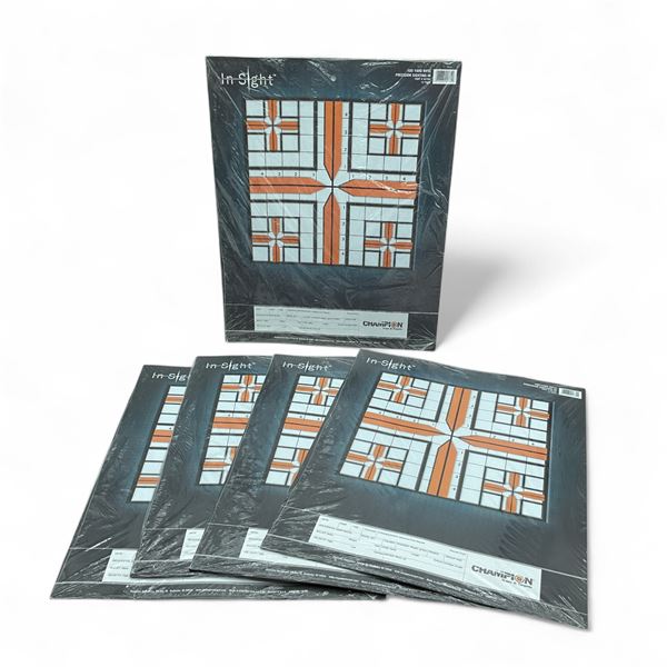 Champion Traps and Targets 100 Yard Rifle Precision Sighting In Targets, 12 Pack X 5