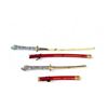 Image 1 : Set of Ornamental Swords with Dragon Handles, Red