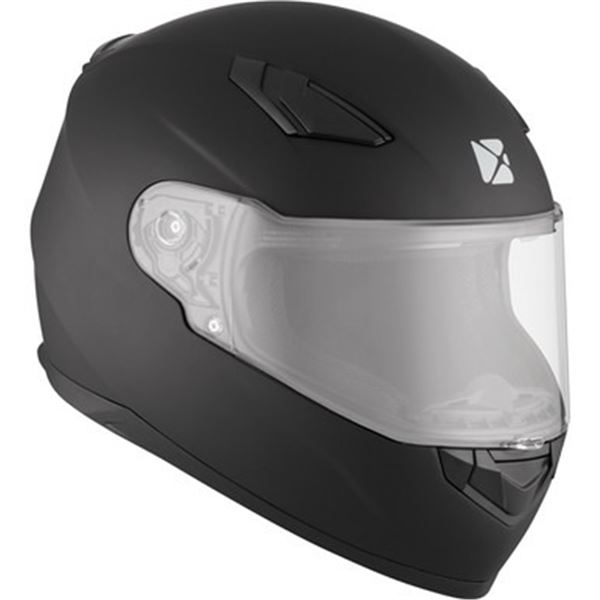 CKX RR619 Full-Face Summer Helmet, Solid Black, Size: L, New
