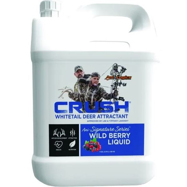 Ani-Logics Crush Wild Berry Liquid Deer Attraction, 1 Gallon, New