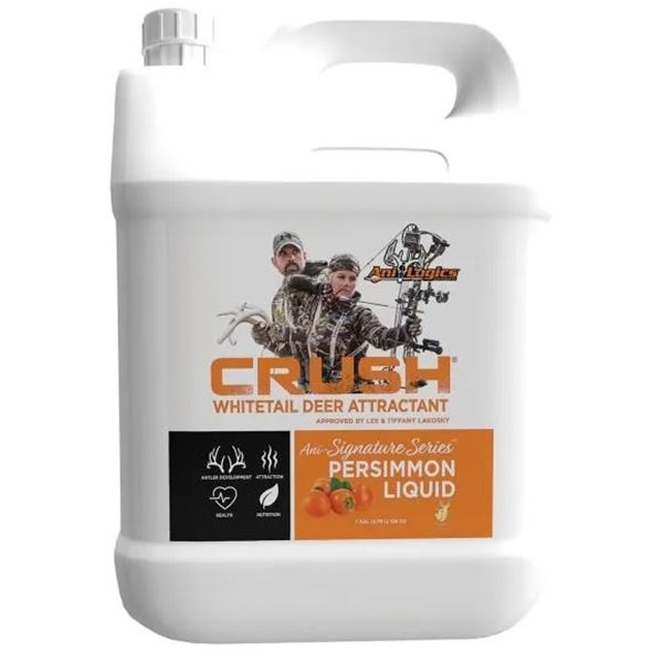 Ani-Logics Crush Persimmon Liquid Deer Attraction, 1 Gallon, New