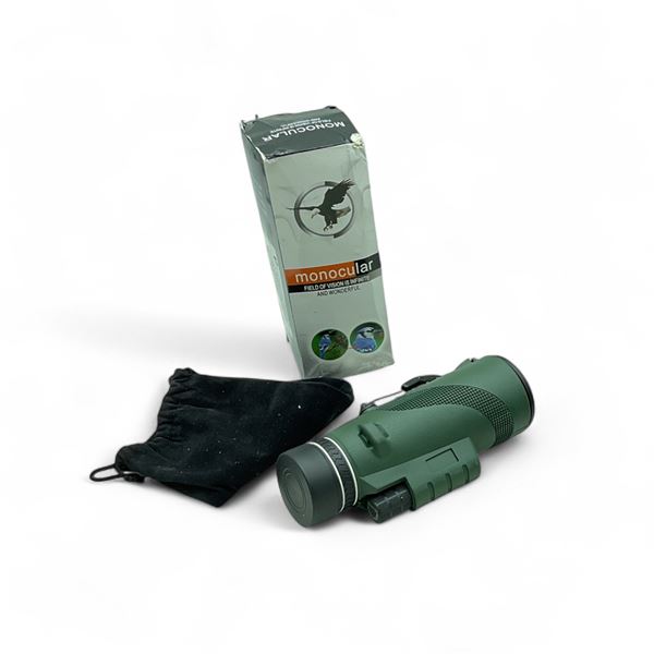 Monocular 80 X 100 Magnification, with Case, New