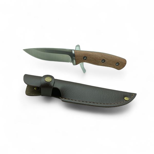 Fixed 4 1/4" Blade Knife with Belt Sheath, New