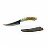 Image 3 : Fixed 5" Blade Knife with Sheath and Fixed 4" Blade Knife with Sheath on Chain, New