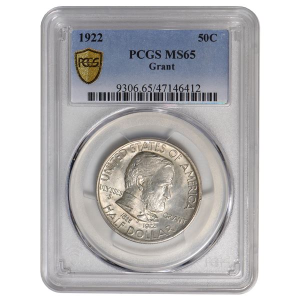 1922 Grant Commemorative Half Dollar PCGS MS65