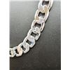 Image 3 : Huge 101.9 Gram Tri-Layered .925 Silver Plated Cuban Link Necklace