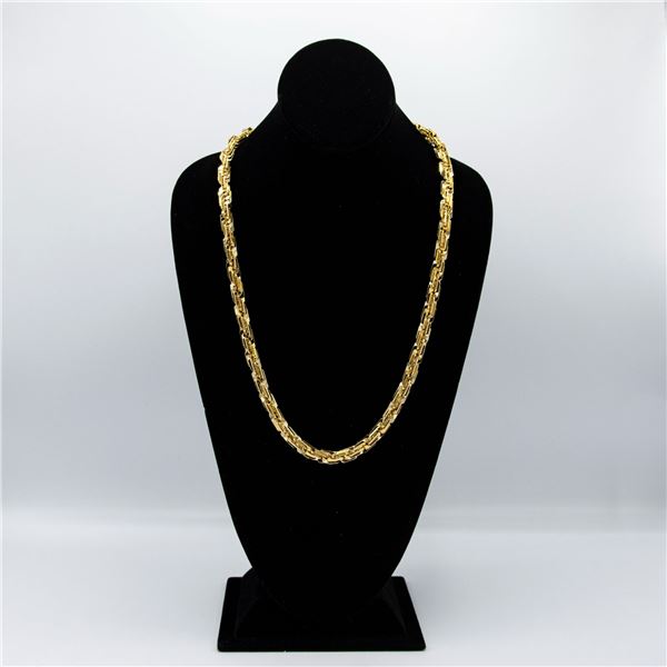 Huge 101 Gram 14 Kt Gold Plated Rope Chain