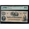 1862-63 $100 T-41 Confederate PMG 64EPQ