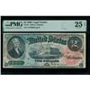 Image 1 : 1869 $2 Legal Tender Note PMG 25EPQ