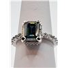 Image 1 : Dazzling 4.5ct VVs1 Deep Emerald Green Fire Moissanite Ring