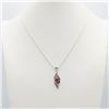 Image 2 : Natural Ruby Pendant Mounted In Solid .925 Silver
