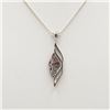 Image 3 : Natural Ruby Pendant Mounted In Solid .925 Silver