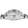 Image 5 : Rolex Ladies Stainless Steel Ruby And Diamond Bezel Date Watch