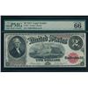 Image 1 : 1917 $2 Legal Tender Note PMG 66