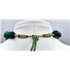 Image 4 : Natural Large 881 Cttw Mined From The Earth Emerald Necklace