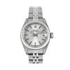 Image 1 : Rolex Ladies Stainless Steel Engine Turn Bezel Date Watch