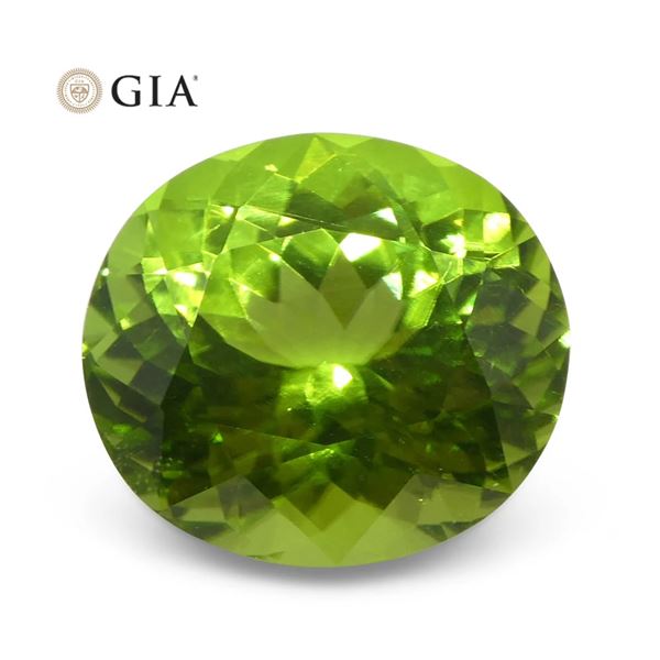 Large 10.47 Ct GIA Certified Natural Peridot