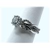Image 3 : Dazzling 3 Ct 14 Kt White Gold Plated Lab Simulated Diamond Ring