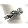 Image 4 : Dazzling 3 Ct 14 Kt White Gold Plated Lab Simulated Diamond Ring