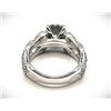 Image 5 : Dazzling 3 Ct 14 Kt White Gold Plated Lab Simulated Diamond Ring