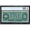 Image 2 : 1890 $5 Treasury Note PCGS 64