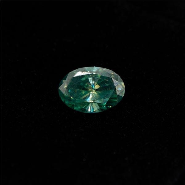 6.34Cct GREEN Fire Moissanite