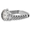 Image 5 : Rolex Ladies Stainless Steel Pyramid Diamond Bezel Date Watch